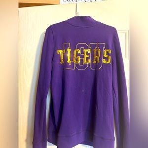 PINK Woman’s LSU Tiger pullover sweater. Size large.